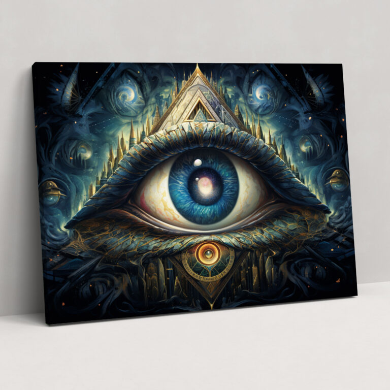Illuminati All-Seeing Eye Canvas Print - Illuminati, Canvas Wall Art, Canvas Print, Wall Decoration