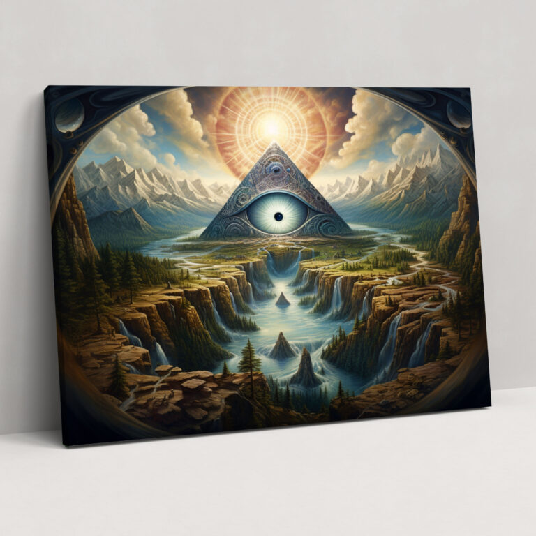 Illuminati Wall Art - Illuminati, Wall Decoration, Powerful Energy, Illuminati