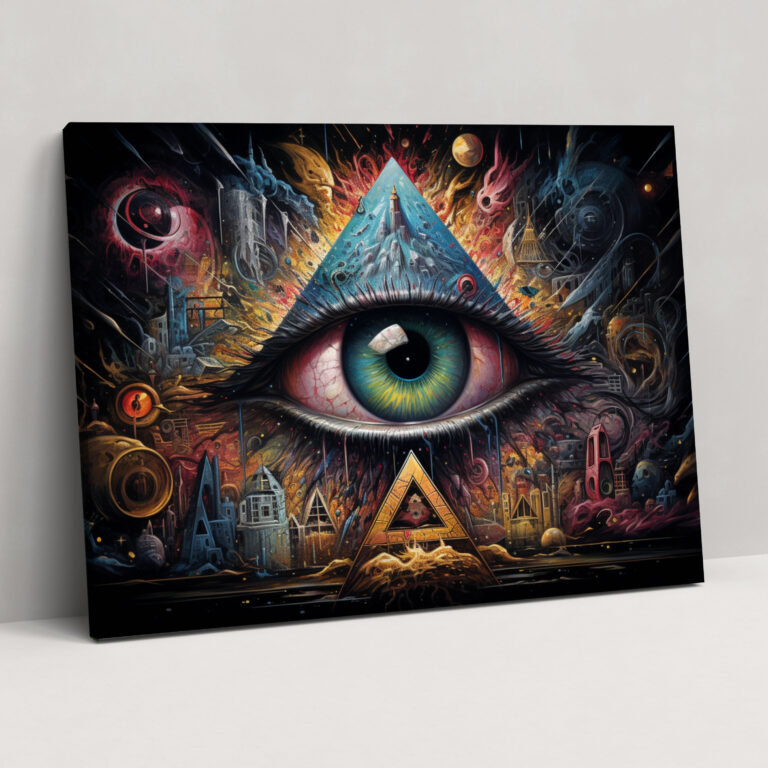 Illuminati Canvas Print - Illuminati, Illuminati, Wall Art, Hidden Connections