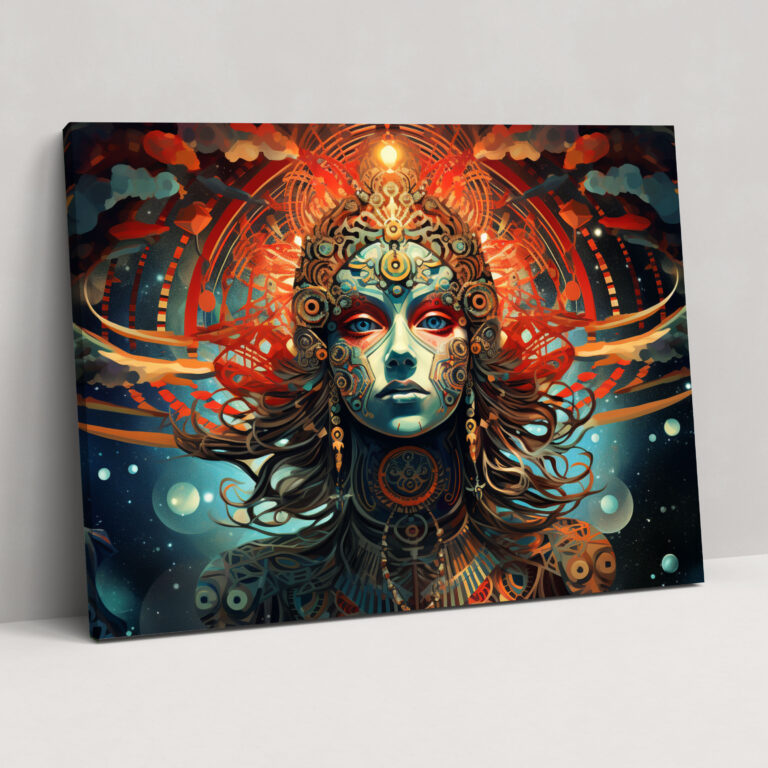Esotericism Geometric Canvas Print - Illuminati, Wall Decoration, Geometric Patterns, Wall Art