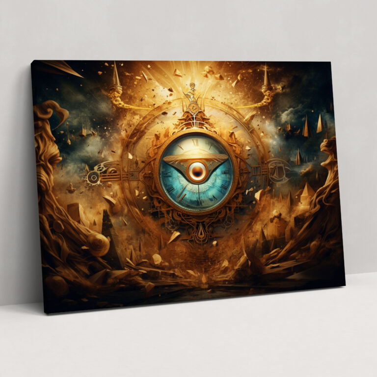 Esotericism Symbolic Canvas Print - Illuminati, Esotericism, Ancient Symbols, Canvas