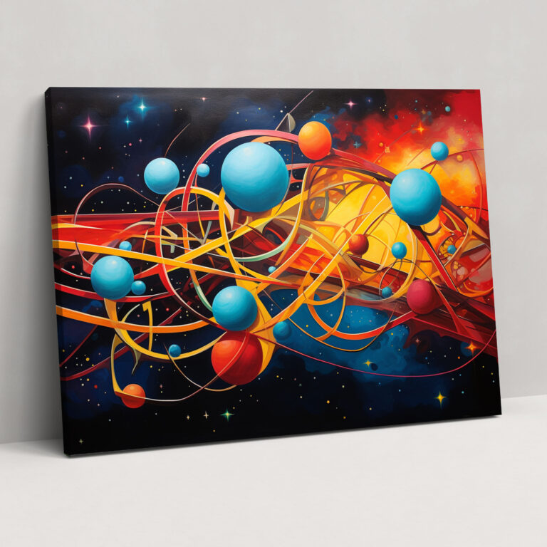 Esotericism Canvas Print - Illuminati, Interconnectedness Of The Universe, Wall Decoration, Canvas Wall Art
