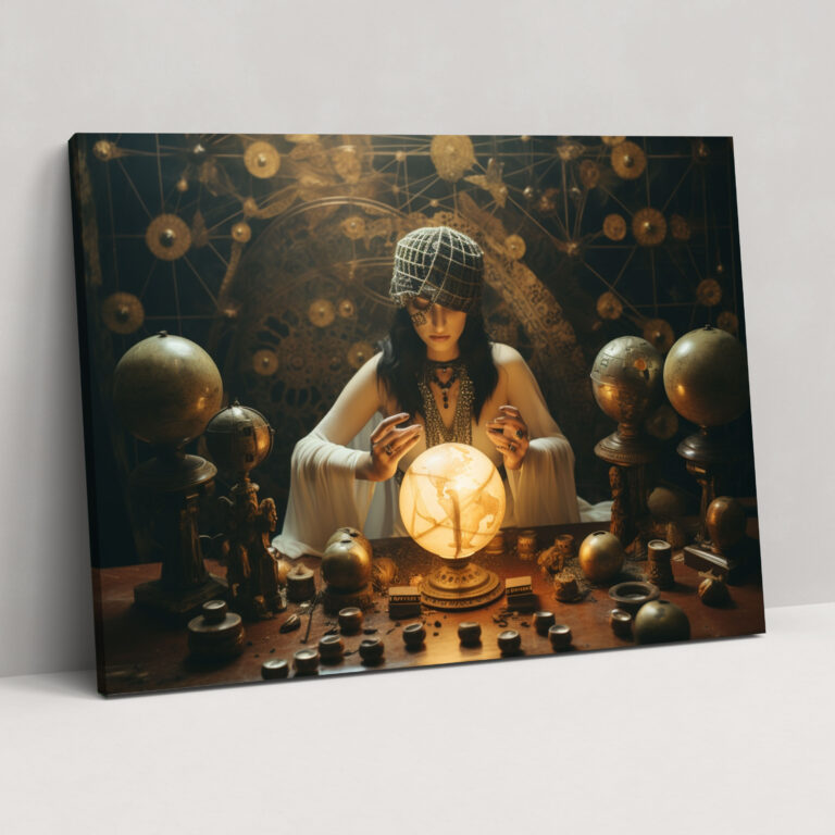 Esotericism Canvas Print - Illuminati, Mystical Symbols, Esotericism, Home Decoration