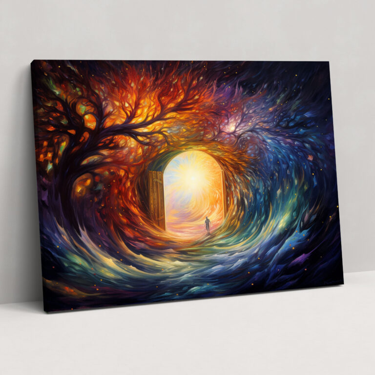 Esotericism Wall Art - Illuminati, Wall Decoration, Doorway To Transcendence, Home Decoration