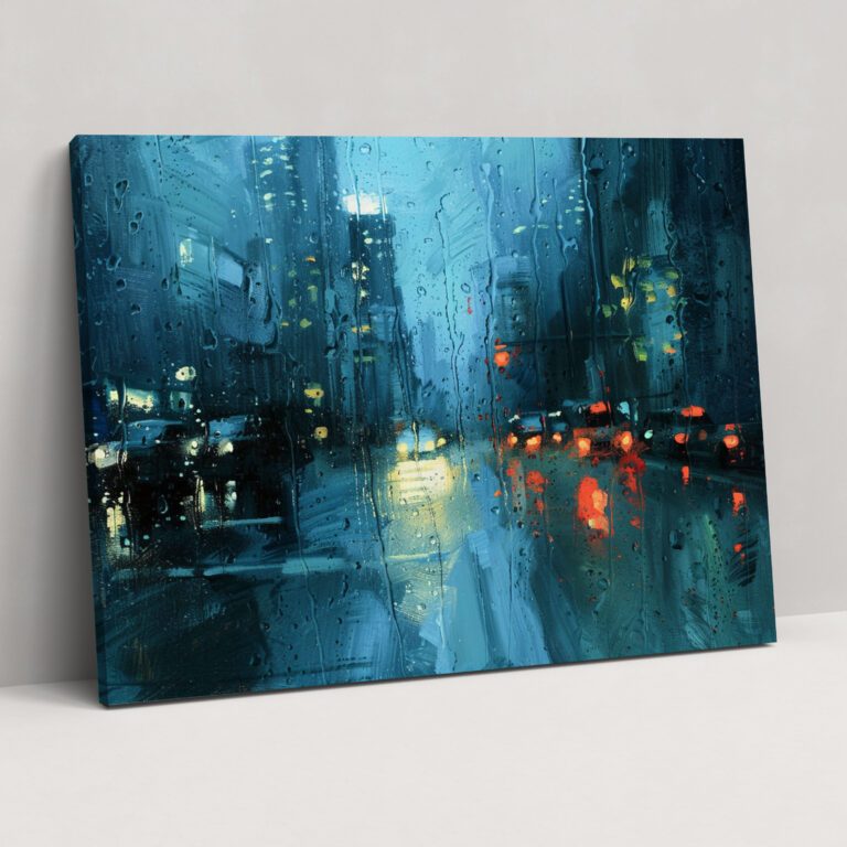 Impressionism Cityscape Canvas Print - Impressionism, Canvas, Home Decoration, Impressionism