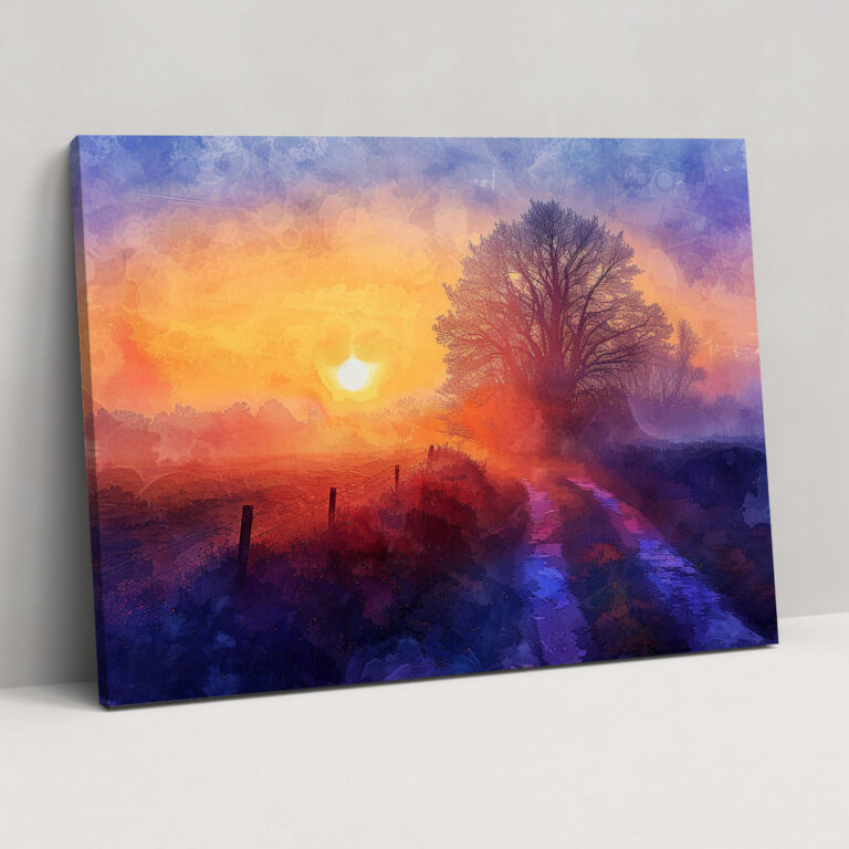 Impressionism Countryside Wall Art - Impressionism, Canvas Print, Canvas Wall Art, Canvas