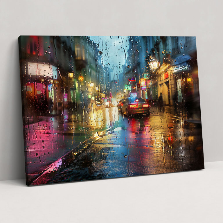 Impressionism City Street Wall Decoration - Impressionism, Impressionism, Canvas Wall Art, Wall Decoration
