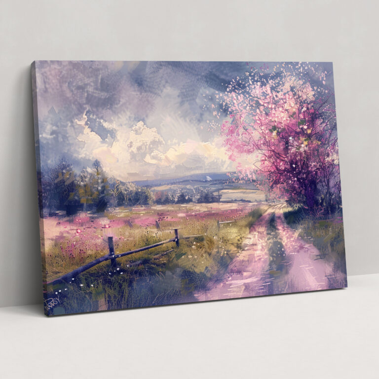 Countryside Dream Impressionism Canvas Print - Impressionism, Impressionism, Wall Decoration, Home Decoration