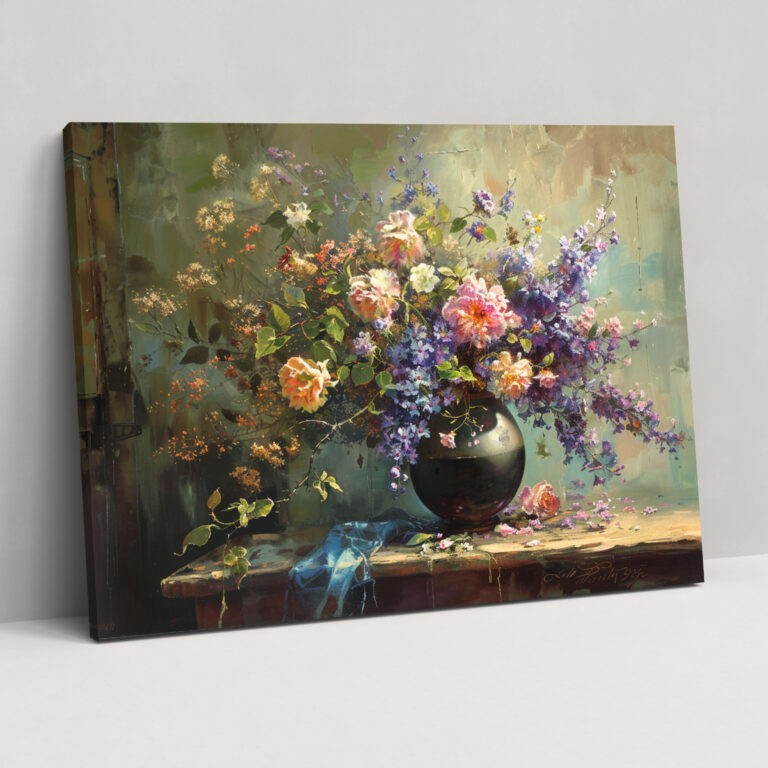 Floral Charm Impressionism Wall Art - Impressionism, Wall Art, Home Decoration, Impressionism