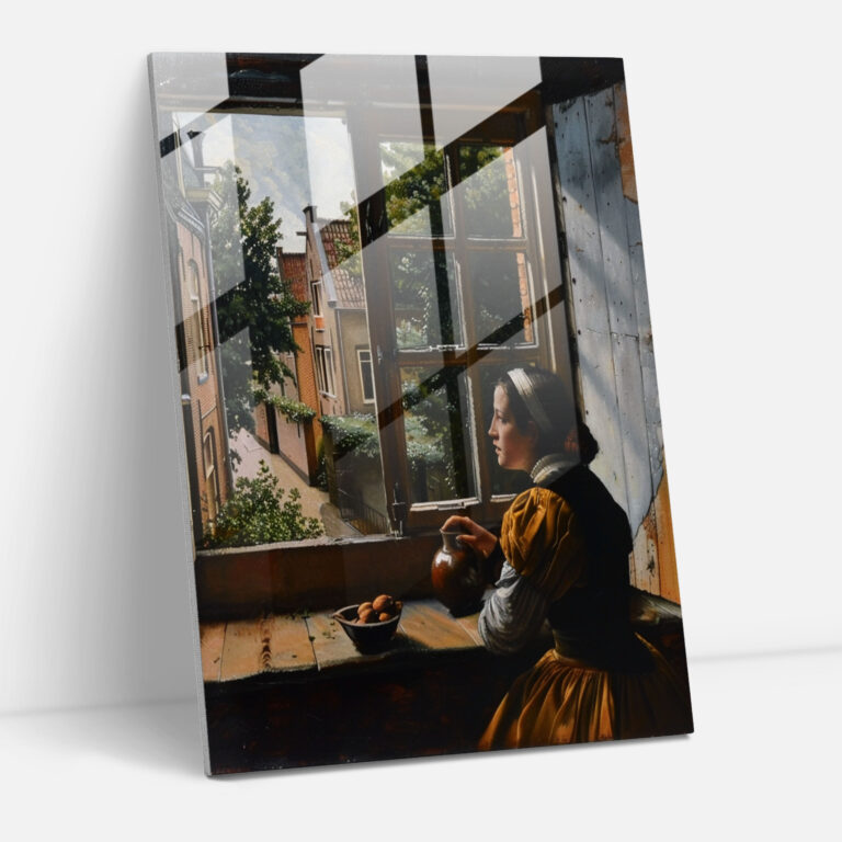 Johannes Vermeer Wall Decoration - Woman At A Window - Johannes Vermeer, Johannes Vermeer, Modern Art, Wall Decoration