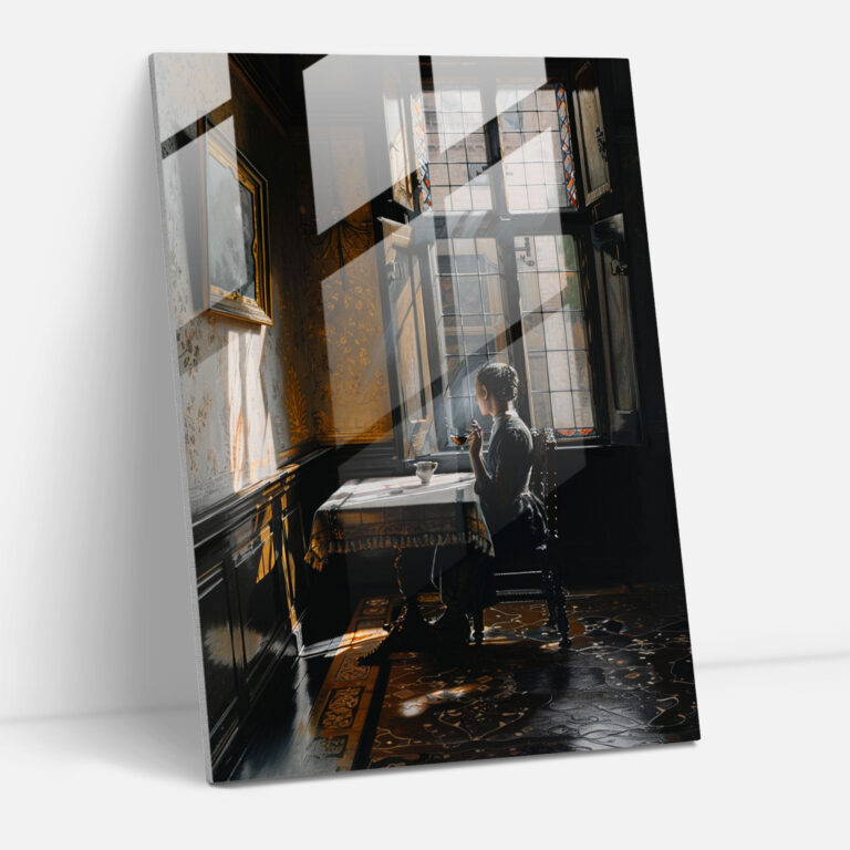 Johannes Vermeer Glass Print Home Decoration - Johannes Vermeer, Home Decoration, Glass Print, Johannes Vermeer