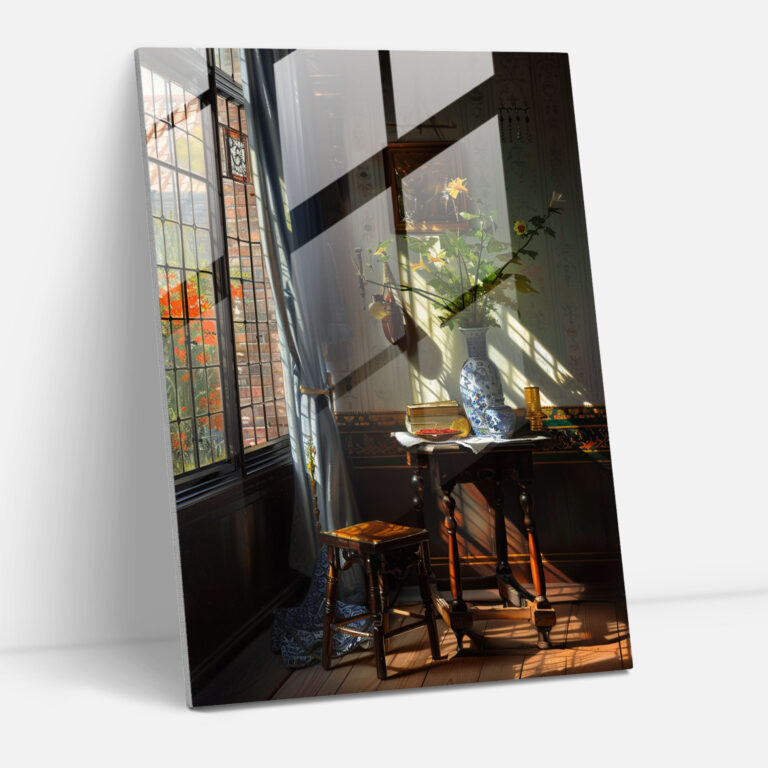 Johannes Vermeer Glass Art Home Decoration - Johannes Vermeer, Wall Decoration, Modern Art, Johannes Vermeer