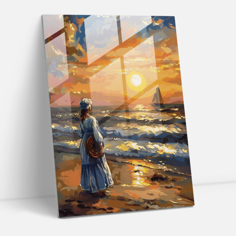 Johannes Vermeer Glass Wall Art Home Decoration - Johannes Vermeer, Wall Decoration, Glass Wall Art, Home Decoration