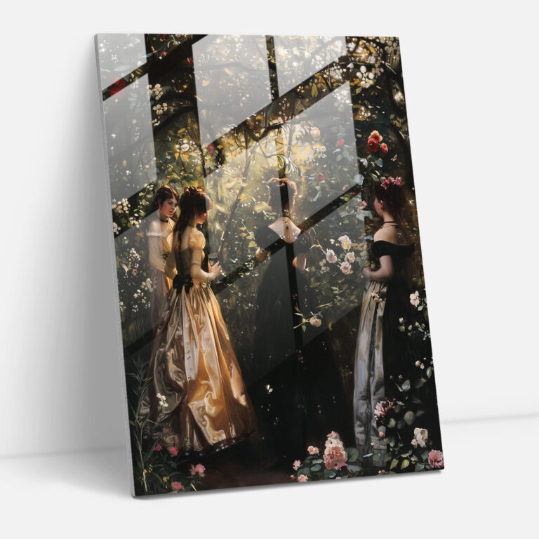 Johannes Vermeer Glass Print Home Decoration - Johannes Vermeer, Glass Art, Modern Art, Home Decoration