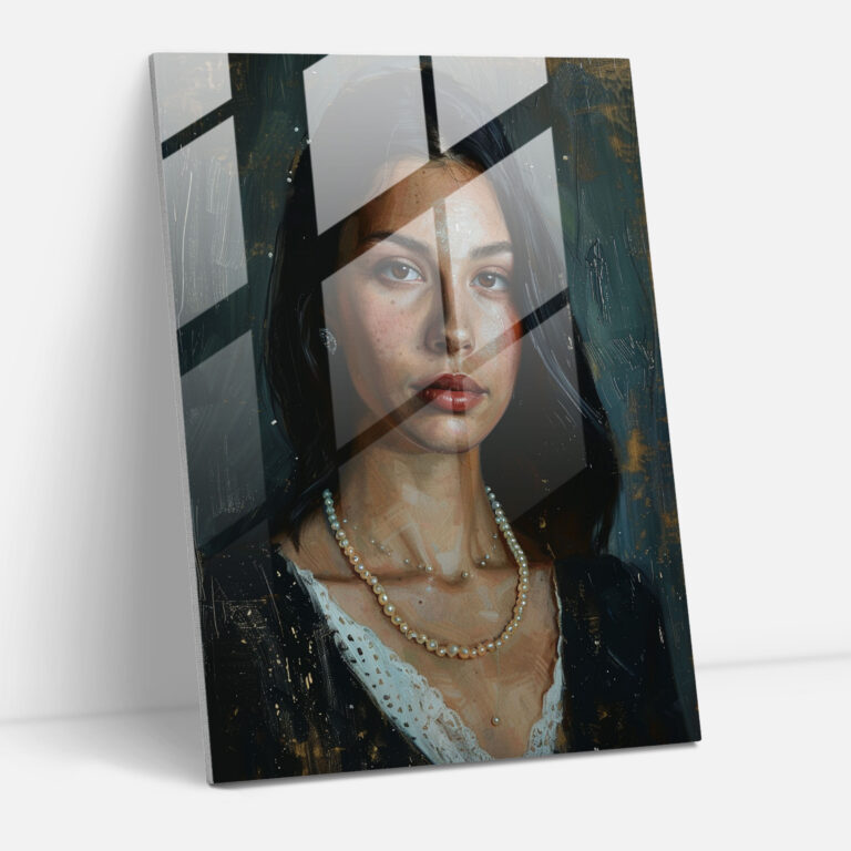 Johannes Vermeer Glass Wall Art Wall Decoration - Johannes Vermeer, Home Decoration, Johannes Vermeer, Wall Decoration