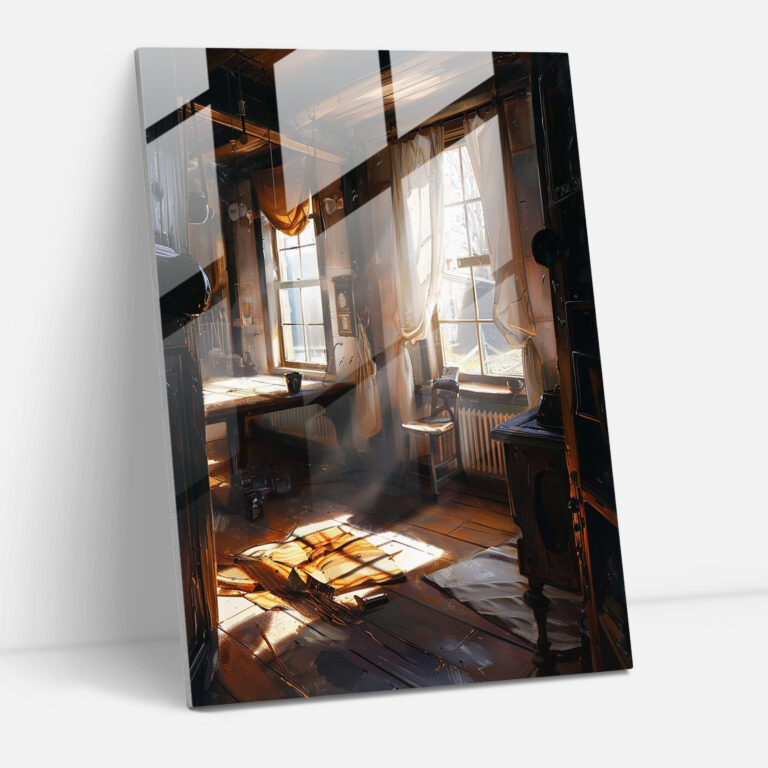 Johannes Vermeer Home Decoration - Dutch Home Interior - Johannes Vermeer, Glass Art, Modern Art, Home Decoration