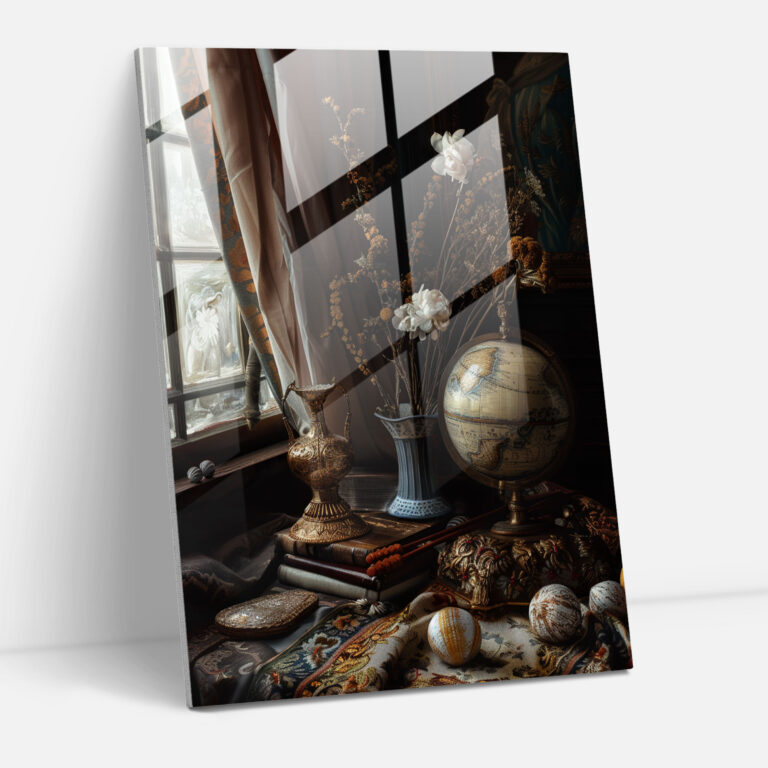 Johannes Vermeer Modern Art - Johannes Vermeer, Glass Wall Art, Modern Art, Glass Print