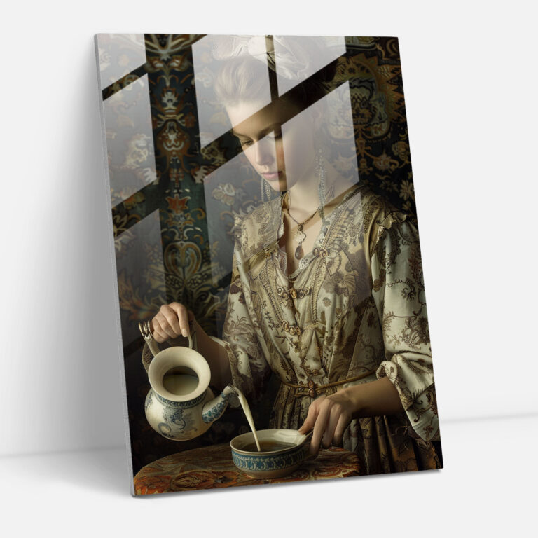 Johannes Vermeer Home Decoration - Johannes Vermeer, Wall Decoration, Glass Print, Glass Wall Art