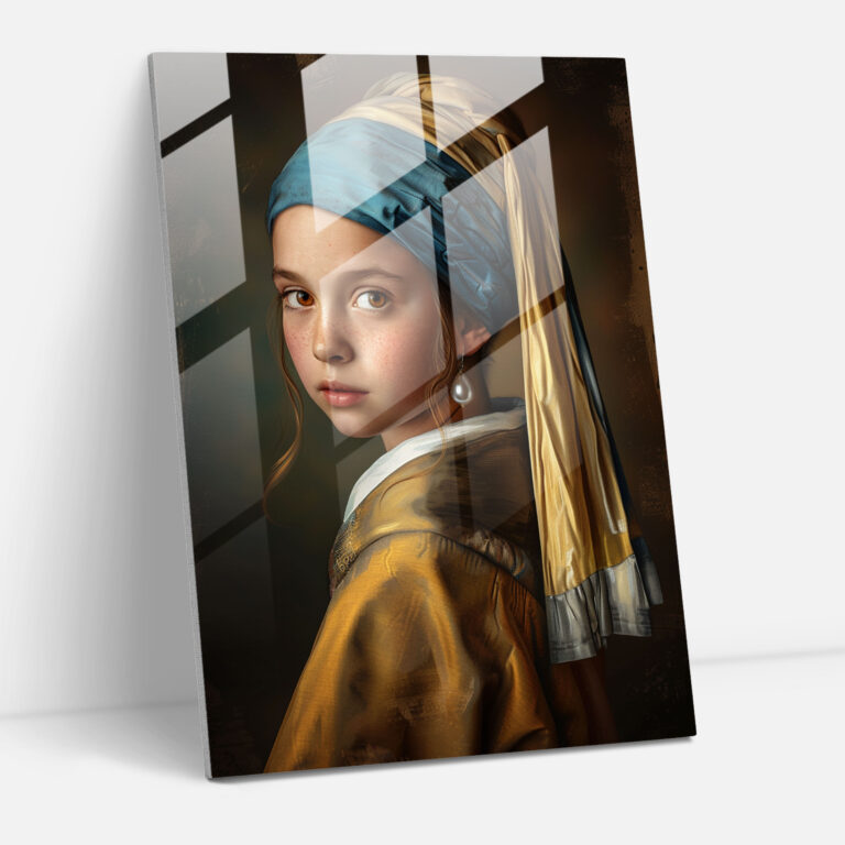Johannes Vermeer Glass Art - Johannes Vermeer, Johannes Vermeer, Wall Decoration, Home Decoration
