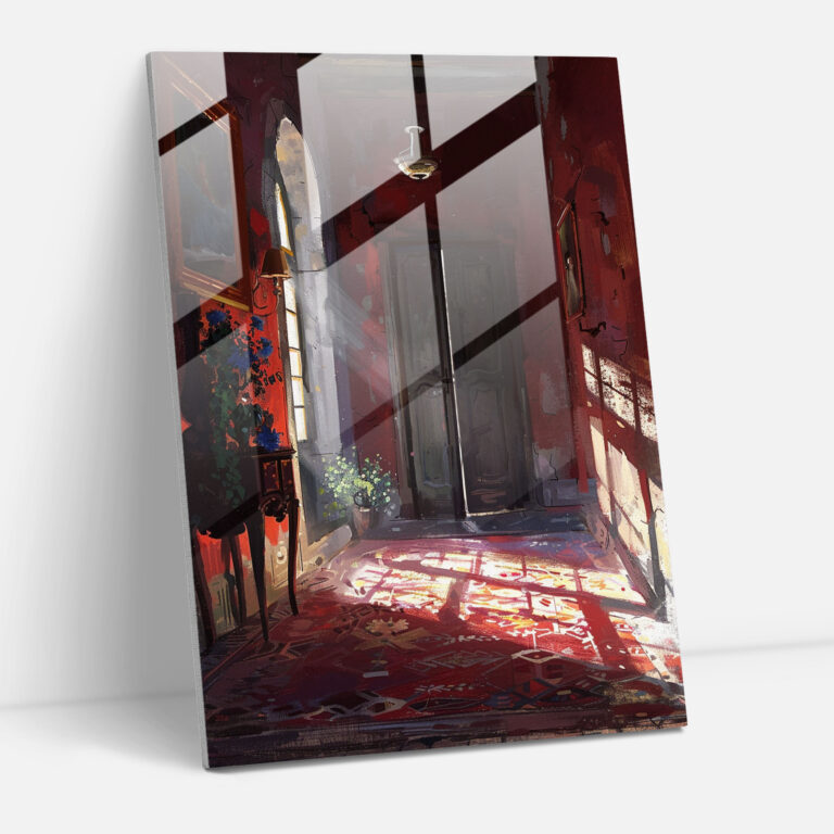 Johannes Vermeer Glass Wall Art Abstract Art - Johannes Vermeer, Glass Wall Art, Glass Print, Home Decoration
