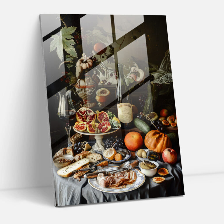 Johannes Vermeer Glass Print Home Decoration - Johannes Vermeer, Johannes Vermeer, Glass Print, Home Decoration