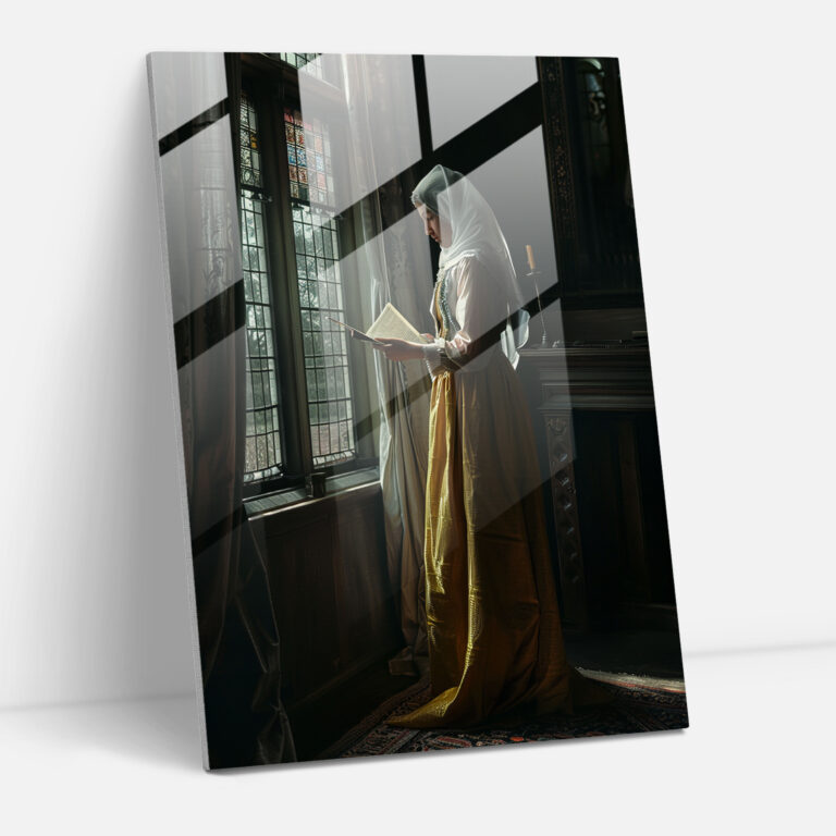 Johannes Vermeer Glass Art - Johannes Vermeer, Modern Art, Johannes Vermeer, Glass Art
