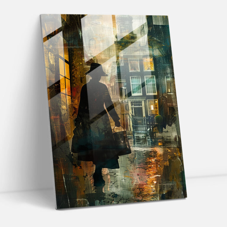 Johannes Vermeer Glass Wall Art - Street Jug Glass Print - Johannes Vermeer, Johannes Vermeer, Modern Art, Glass Wall Art