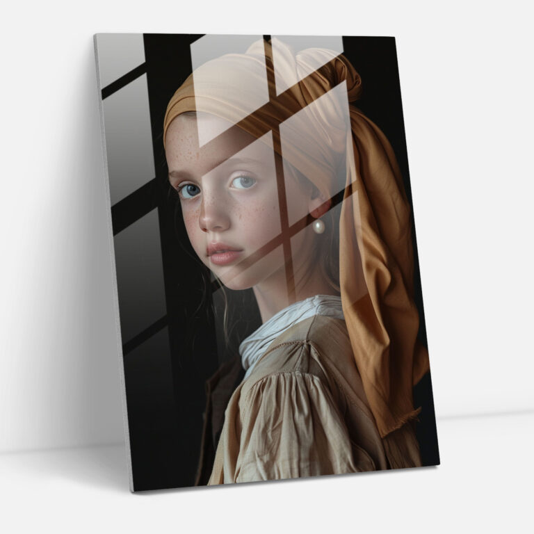 Johannes Vermeer Home Decoration - Girl With A Pearl Earring - Johannes Vermeer, Glass Print, Modern Art, Johannes Vermeer