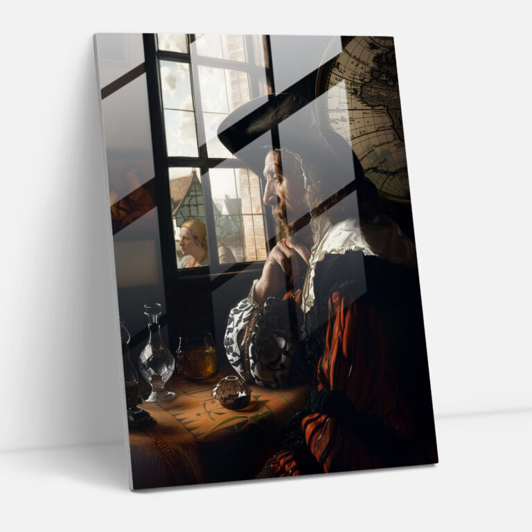 Johannes Vermeer Home Decoration - Johannes Vermeer, Home Decoration, Modern Art, Map Of The World