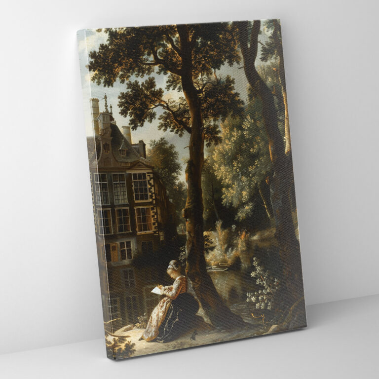 Johannes Vermeer Style Canvas Print - Johannes Vermeer, Canvas, Johannes Vermeer Style, Canvas Wall Art