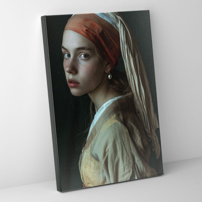 Johannes Vermeer Style Canvas Wall Art - Johannes Vermeer, Home Decoration, Canvas Wall Art, Wall Art