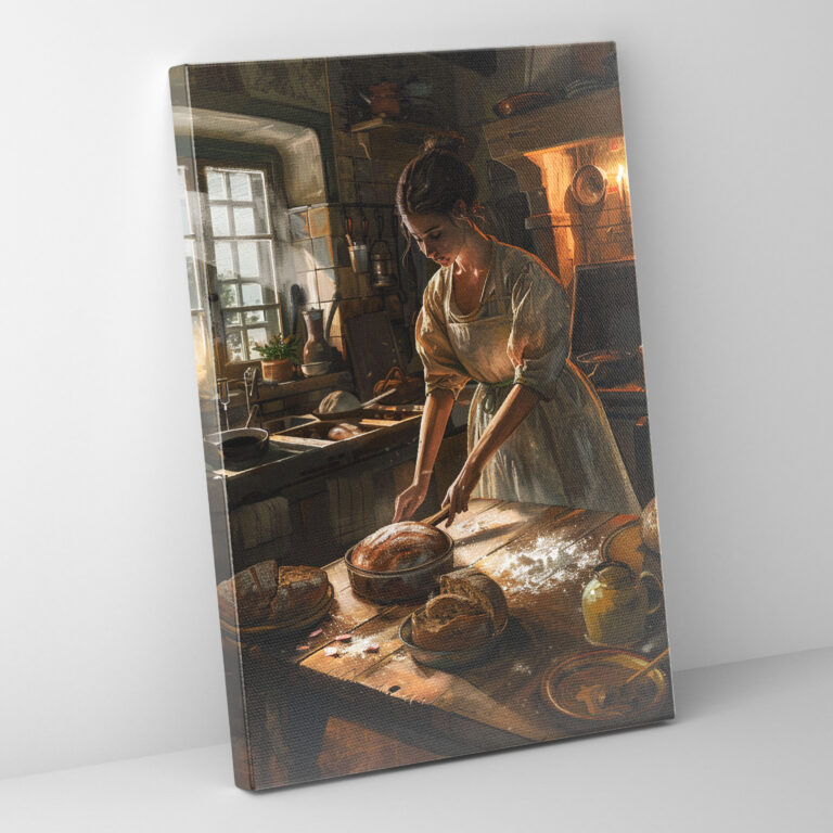 Johannes Vermeer Style Wall Art - Johannes Vermeer, Wall Decoration, Wall Art, Canvas Print