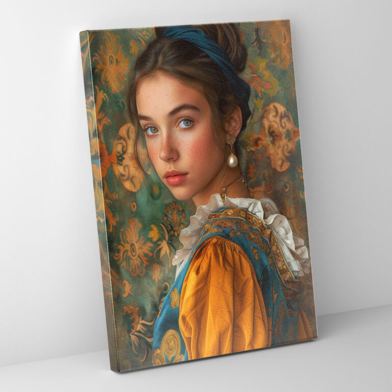 Johannes Vermeer Style Wall Art - Johannes Vermeer, Canvas Wall Art, Home Decoration, Wall Art