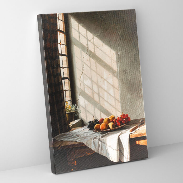 Johannes Vermeer Style Canvas Print - Johannes Vermeer, Canvas Print, Canvas, Wall Art