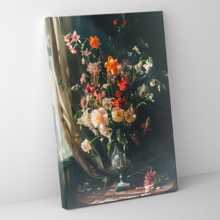 Johannes Vermeer Style Canvas Print - Johannes Vermeer, Canvas, Wall Art, Wall Decoration