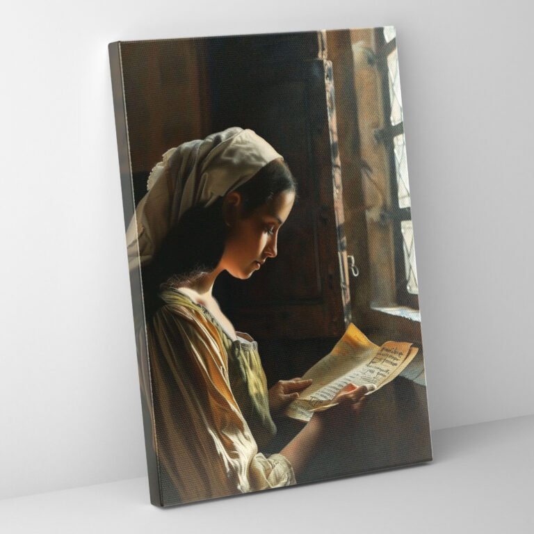 Johannes Vermeer Canvas Print - Johannes Vermeer, Home Decoration, Canvas Wall Art, Johannes Vermeer