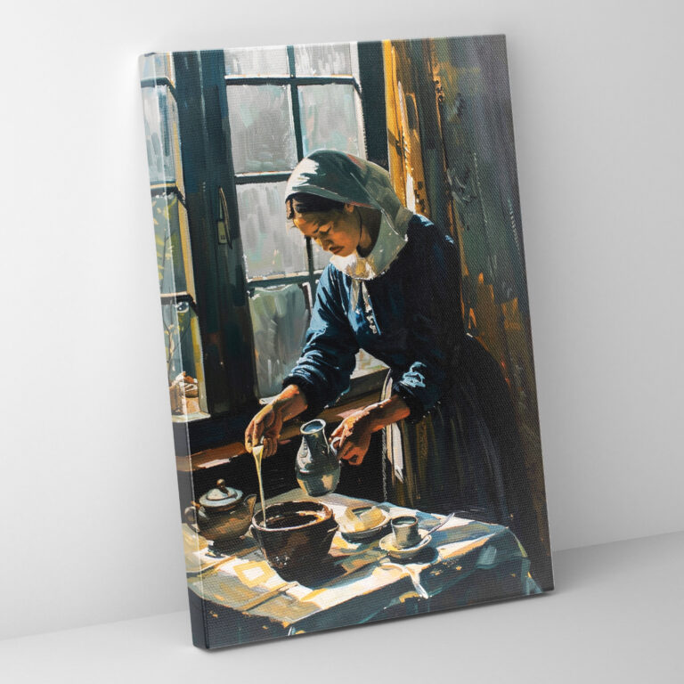 Johannes Vermeer Canvas Print - Johannes Vermeer, Johannes Vermeer, Canvas Wall Art, Wall Decoration