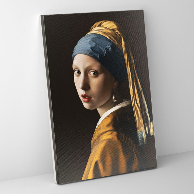 Johannes Vermeer Wall Art - Woman With Pearl Earring - Johannes Vermeer, Home Decoration, Canvas, Johannes Vermeer