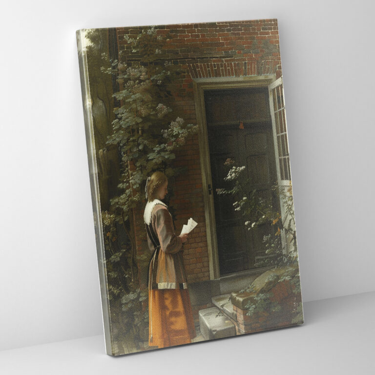 Johannes Vermeer Canvas Print - Woman Holding Letter - Johannes Vermeer, Home Decoration, Canvas Print, Wall Art