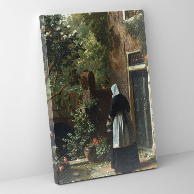 Johannes Vermeer Wall Decoration - Woman Holding Water Pitcher - Johannes Vermeer, Johannes Vermeer, Canvas Wall Art, Canvas