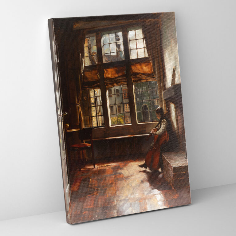 Johannes Vermeer Wall Decoration - Johannes Vermeer, Johannes Vermeer, Canvas, Wall Art