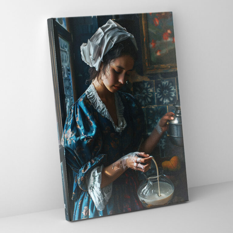 Johannes Vermeer Wall Art - Johannes Vermeer, Johannes Vermeer, Home Decoration, Canvas
