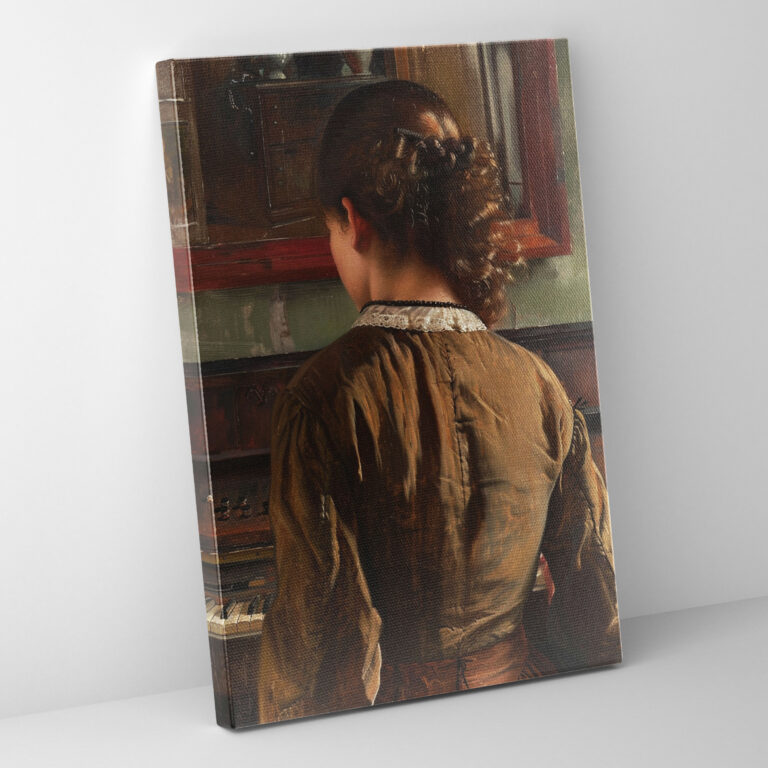 Johannes Vermeer Girl At A Virginal Wall Art - Johannes Vermeer, Canvas, Canvas Wall Art, Home Decoration