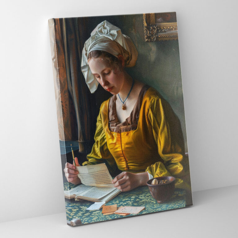 Johannes Vermeer Canvas Print - Johannes Vermeer, Canvas Wall Art, Johannes Vermeer, Canvas Print
