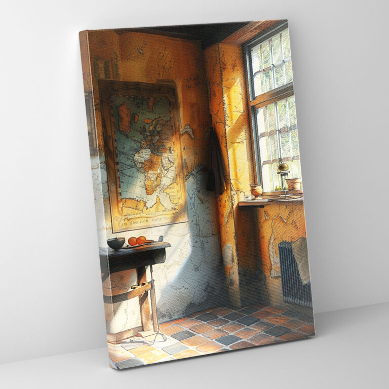 Johannes Vermeer Wall Decoration - Johannes Vermeer, Wall Decoration, Canvas, Johannes Vermeer