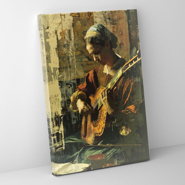 Johannes Vermeer Canvas Print - Johannes Vermeer, Johannes Vermeer, Home Decoration, Wall Art