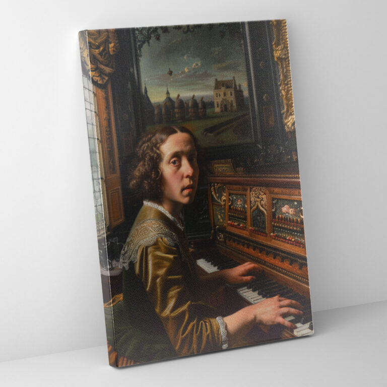 Johannes Vermeer Canvas Print - Johannes Vermeer, Johannes Vermeer, Canvas, Canvas Print