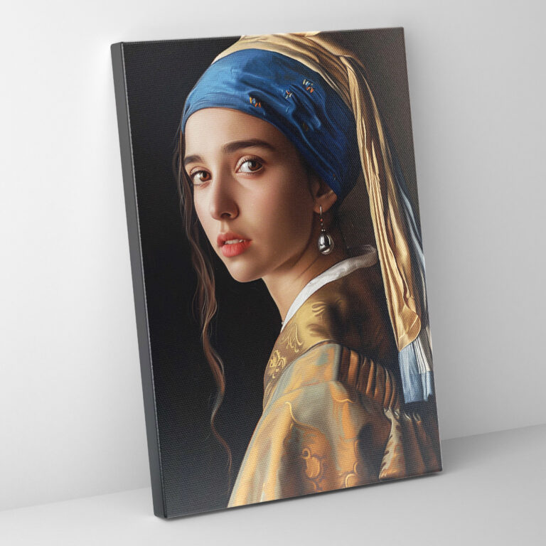 Johannes Vermeer Canvas Print - Johannes Vermeer, Wall Decoration, Canvas, Home Decoration
