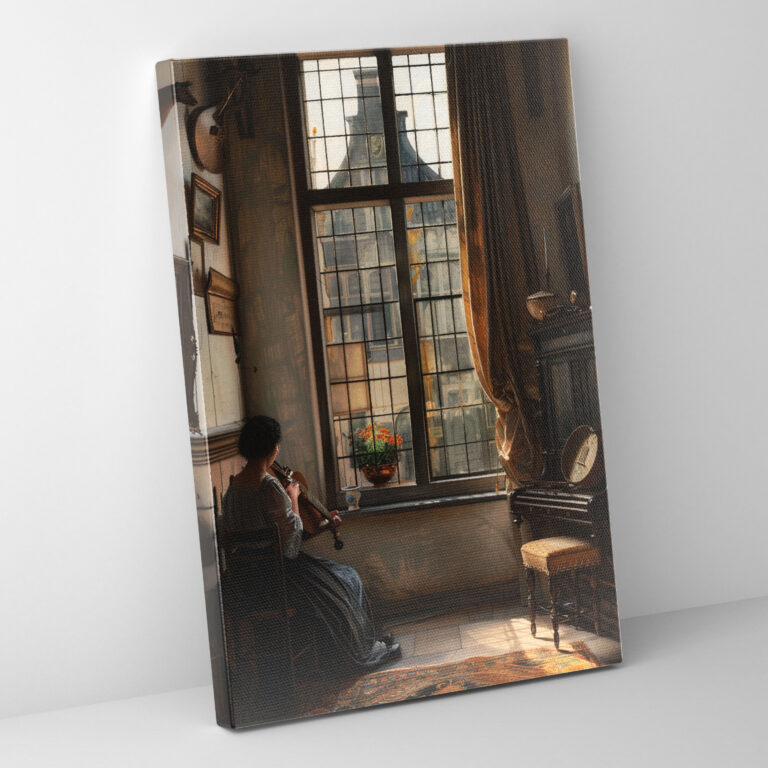 Johannes Vermeer Canvas Print - Johannes Vermeer, Johannes Vermeer, Home Decoration, Canvas Wall Art