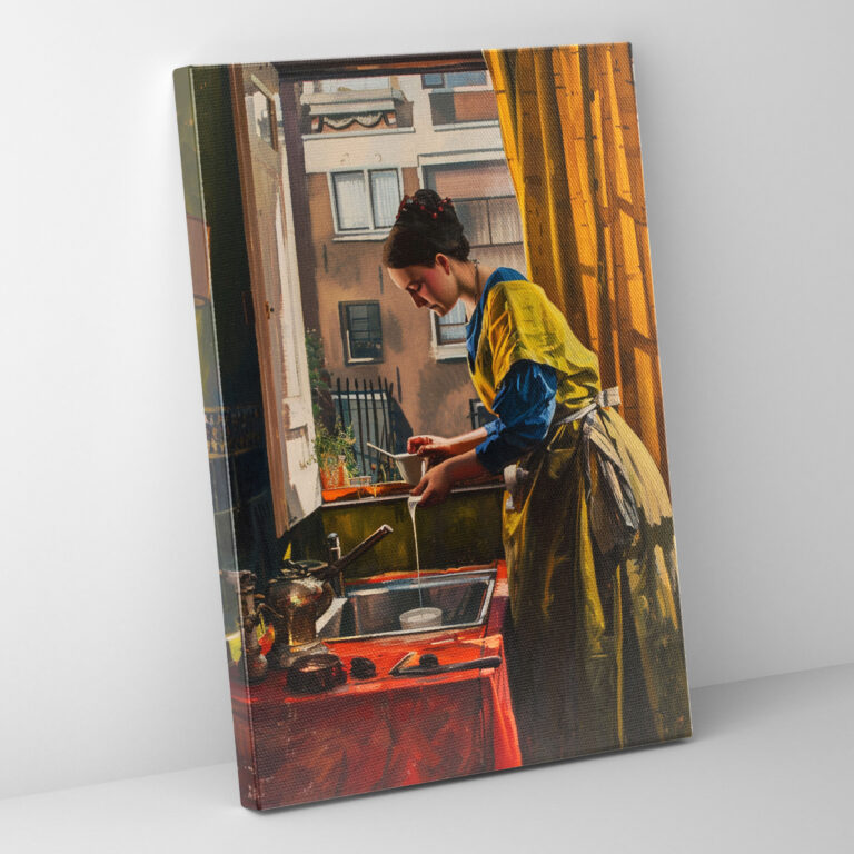 Johannes Vermeer Wall Art - Johannes Vermeer, Canvas, Wall Decoration, Canvas Print